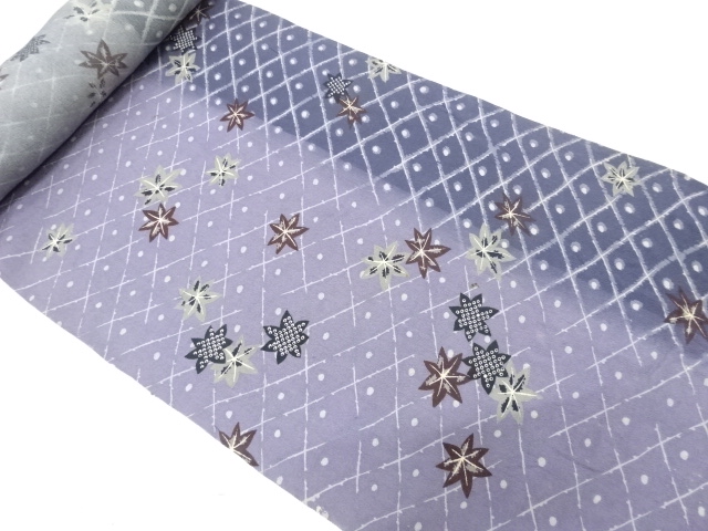 Japanese Kimono / Chirimen Kinsha Silk